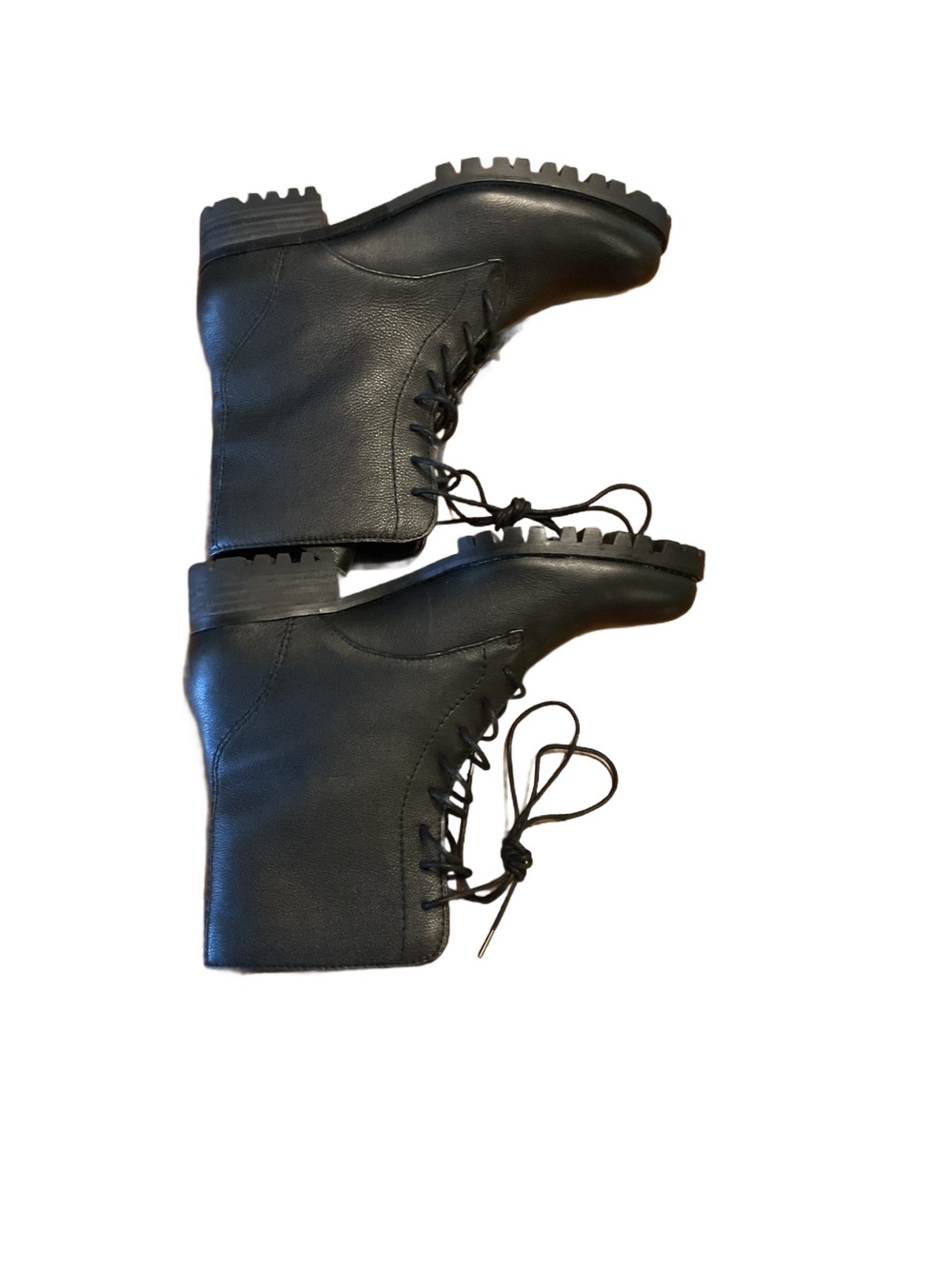 Splendid Black Lace-Up Women's Ankle Boots Size 9